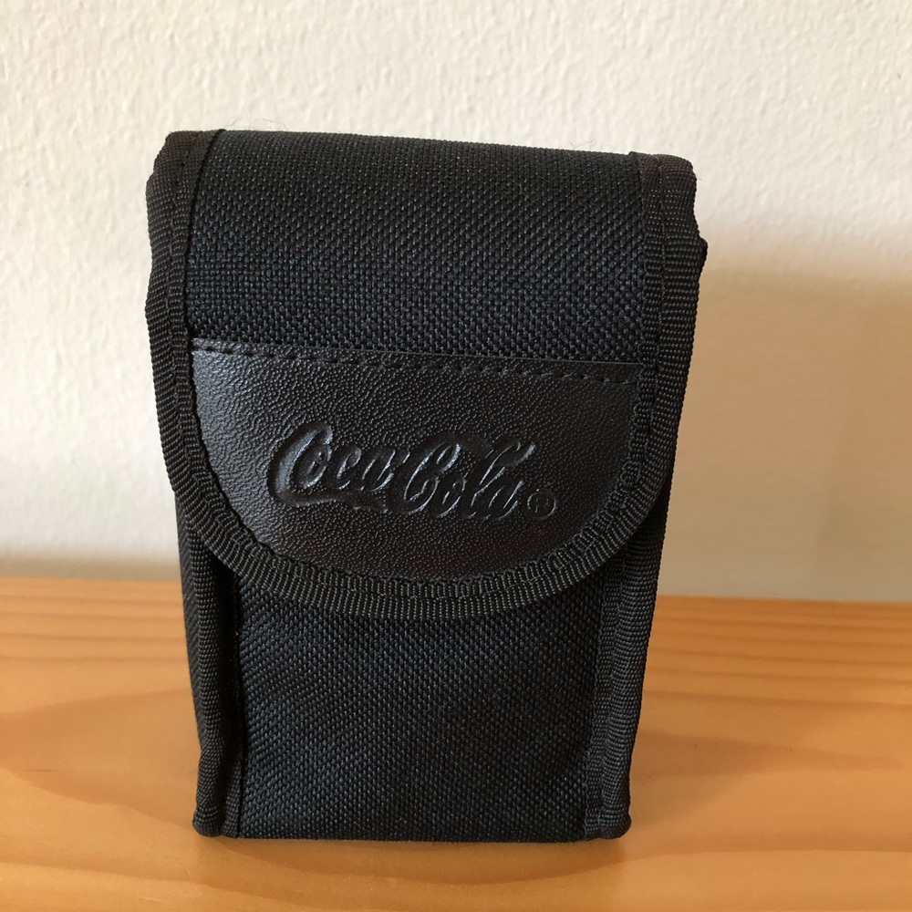 Coca Cola Black Bottle-Shaped Binoculars w/Black Holster Carrying Case - Picture 2 of 11